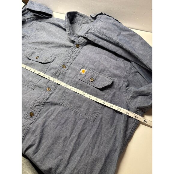 Carhartt Denim Relax Fit Button Down‎ (XL) - Picture 4 of 5